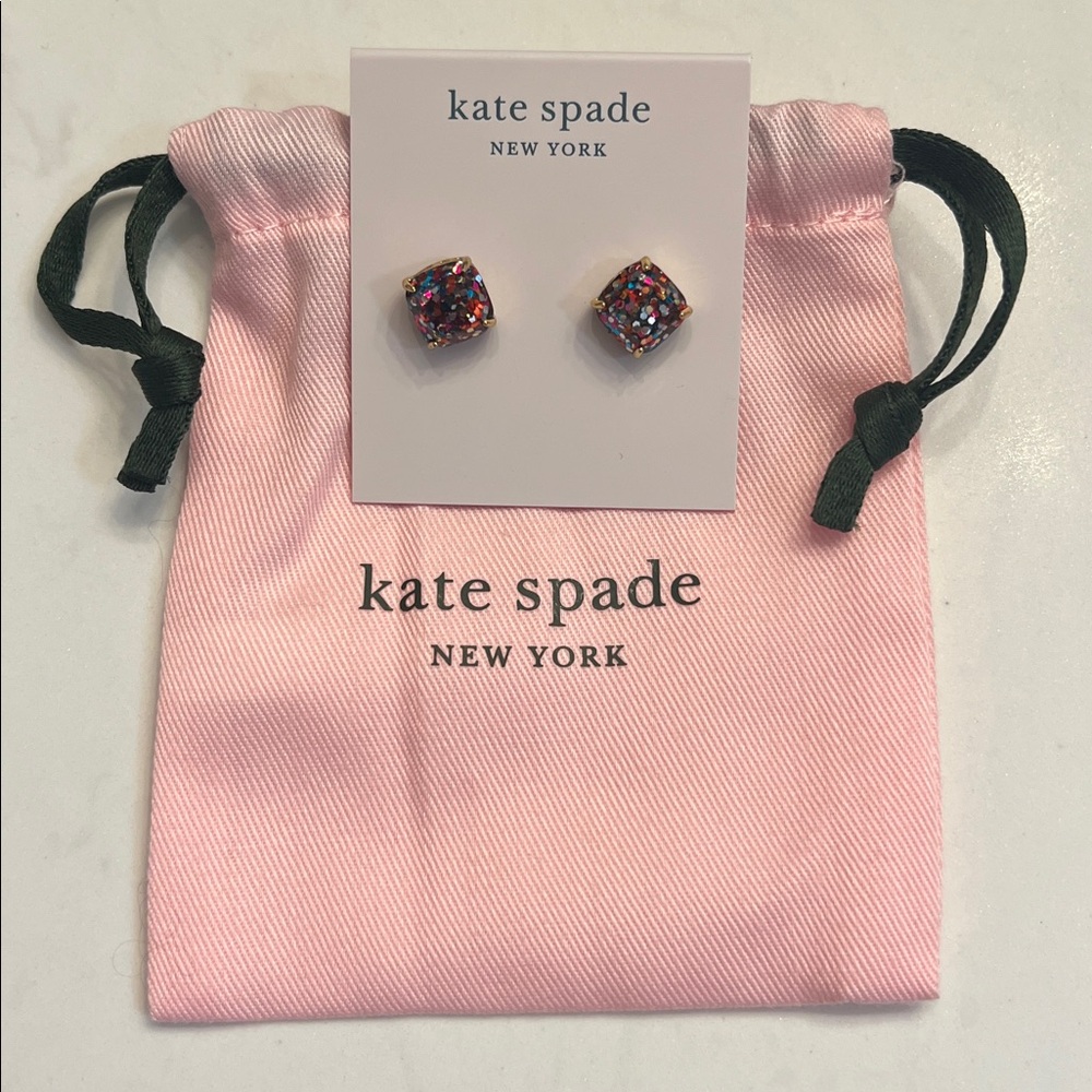 Kate Spade Multicolor Sparkle Stud Earrings